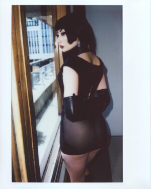 Séverine Instagram - Up there in one of my favourite shoots of this year for @sweetgwendolinefrenchgin 🍸 can’t think of anything more appropriate for me and my namesake 🖤 

Photography: @corporatevampire 
Styling: @ikonostas_clothes.desire @ikonostas_id 
Location: @barbican_city_of_london  courtesy of @circa.press 
Sweet Gwendoline worthy boots: @thecustombootandshoecompany