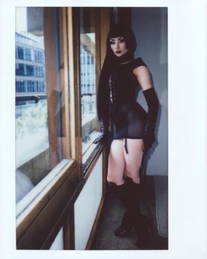 Séverine Instagram - Up there in one of my favourite shoots of this year for @sweetgwendolinefrenchgin 🍸 can’t think of anything more appropriate for me and my namesake 🖤 

Photography: @corporatevampire 
Styling: @ikonostas_clothes.desire @ikonostas_id 
Location: @barbican_city_of_london  courtesy of @circa.press 
Sweet Gwendoline worthy boots: @thecustombootandshoecompany