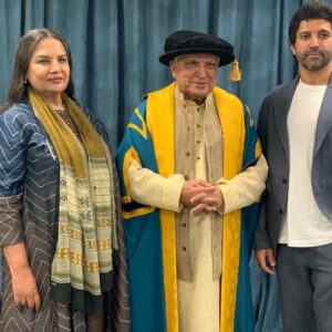 Shabana Azmi Instagram - Congratulations @jaduakhtar on being awarded Honorary Doctorate of Literature from SOAS @university of London