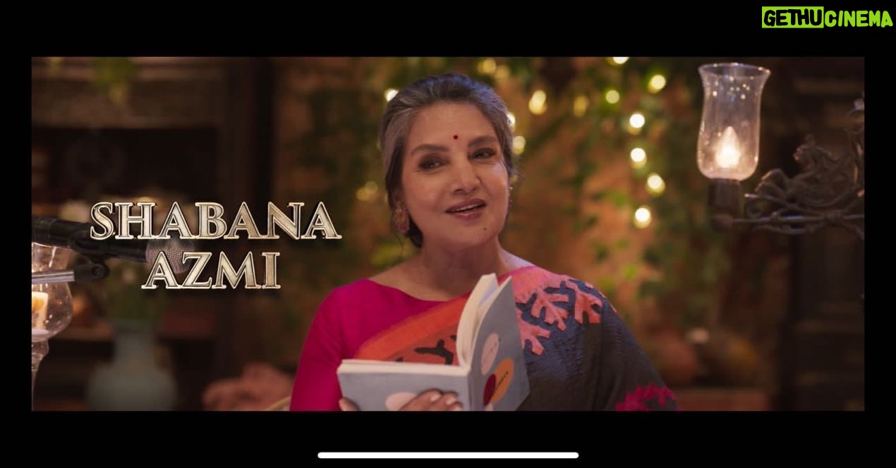 Shabana Azmi - 3.8K Likes - Singing a famous Bengali song Aaami Cheeni go Cheeni in #Karan Johar’s #Rocky Aur Rani Ki Prem Kahani