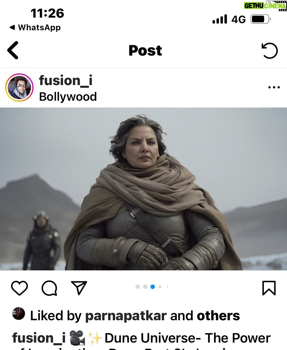 Shabana Azmi - 3.8K Likes -