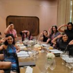 Shabana Azmi Instagram - What’s the salute for I have no idea! But it was the best night ever with fine dining of the supreme kind at #Rohit Khattar’s newly opened #Indian Accent at #NMACC. Rush there now for the best food in town