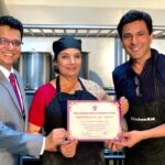 Shabana Azmi Instagram - And I get a certificate of merit from Raheja College for COOKING! Thanks to @vikaskhannagroup