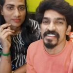 Shakeela Instagram - Thambbbbbbiiiiiii...❣️✨💞 #brothersisterlove❤️ #brotherhood #spreadpositivity❤️ #thambilove❤️ #happiness💕