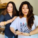 Shalini Kapoor Instagram - Kaise lage hamare bachhe 😂😂😂😂🤣🤣🤣😂😅😂🤣😂🤣😂🤣😂🤣🤣🤣🤣🤣🤣🤣🤣🤣😂🤣😂😂🤣 . . We fell laughing doing this 😂🤣😂🤣😂🤣😂🤣😂🤣😂😂😂🤣🤣🤣🤣🤣🤣😂😂😂😂🤣🤣🤣 . . . . #comedy #reels #funnymemes #funnyvideos #funnyshit #reelsinstagram #sofunny #sisters #family #familygoals #laugh #husbandwife