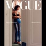 Shalom Harlow Instagram - 🖤VOGUE POLAND DECEMBER 2022 @vogue.polska 🖤 Cinematic Captures by the wildly talented 📸Stuart Winecoff @stuart_winecoff Impeccably styled by Carolina Orrico @carolinaorrico Genius hair conceived by Errol Karadag @errolkaradag Beautiful Makeup by Allie Smith @alliesmithmakeup Thank you for the opportunity Editor-in-Chief Ina Lekiewicz @inalekiewicz and @vladmykhnyuk Casting by Megan McCluskie @meganmccluskiecasting And thank you as always to my superagent @julianniznik. Black cotton bra w/rose details @hellobeautifulusa Blue sheer pants @csiriano Heels @versace Necklace @alexandermcqueen