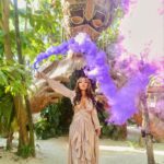 Shamari DeVoe Instagram - 43 turns around the sun and now I know more than ever that happiness is a way of travel – not a destination. Happy birthday to me! ♓️💜 • 📸 @santiago_arenas_photography Mua @crispinbeauty_mx Hair @ms.andreacpowe Taupe Gown @ryanisstyle Taupe Gown altered by @cleahcouture