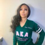 Shamari DeVoe Instagram - Happy Founders’ Day to my illustrious Sorors of Alpha Kappa Alpha Sorority, Inc! Pretty in service to all mankind! 💕💚