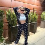 Shanna Moakler Instagram - Had an amazing dinner with my daughter at my fav sushi resturant rocking my @dressedinlala set! They seriously have the best sets and the most comfy pajamas!!