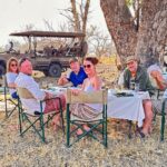 Shannon Elizabeth Instagram – Had the most magical birthday of my life thanks to my other half @conservationguy & our good friend & brother @safarirob at @goldenafricasafaris! After losing my little man a couple of months ago, being in the bush with no reception for days & the most exquisite animals around us is just what the doctor ordered. 

We started early on the 7th with a helicopter tour over the Okavango Delta. We then landed in the bush for a champagne toast & headed back to our game viewer so we could get packed up & drive into Moremi Game Reserve. We camped at Second Bridge for five incredible nights & fell asleep to lions roaring all around us. 

We played poker in the middle of the bush pretty much every day & ate the most unbelievable food! Then Simon suprised me with video messages from so many friends who couldn’t be with us. Thank you to all of you who sent a video message. It really did mean the world to me & is something I will keep forever & watch often. I love you all! 

It was a week of suprises, love, laughter, & so many animals. Golden Africa Safaris truly went out of their way to make everything absolutely perfect for me-including the birthday cake made out of elephant dung…delish!! 

I’ll break down moments with photos as I can. But wanted to say thank you to everyone who celebrated with us, whether near or far. And the biggest thank you to my hubby Simon-my partner in crime-my mirror image. There’s nothing we love more than adventures & animals. This trip couldn’t have more of both if we tried. May we have so many more adventures together & may every single day be a new adventure we get to experience together. I love you. ♥️

#botswana #okovangodelta #goldenafricasafaris #moremi #shannonelizabeth