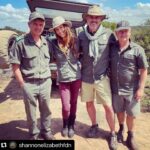 Shannon Elizabeth Instagram – I’m honored to be able to care for @munutherhino & work with such a great team!! #Repost @shannonelizabethfdn 
・・・
@munutherhino has many people who love him & take care of him every day. We are just a few of many who helped to make sure Munu got into his new sanctuary safe & sound. Team work between @sanparks, @brettbarlow9, @conservationguy, @shannonelizabeth & @shannonelizabethfdn. 

#munutherhino
#love
#rhino
#blackrhino
#sanctuary