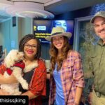 Shannon Elizabeth Instagram – Was such an honor to chat to @thisissjking -Thank you for having us & sharing our work at @shannonelizabethfdn 🙏🏽#Repost @thisissjking 
・・・
A great show this morning on @capetalkza – thanks to @shannonelizabeth and @conservationguy of the @shannonelizabethfdn (and Peanut!) for joining us to talk about their black rhino breeding programme. #Wildlife #conservation #rhino #savetherhino #WeekendBreakfastWithSJK