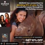 Shannon Elizabeth Instagram – So excited about this & grateful vegan purses exist now!! Yay finally!! Thank you thank you 🙏🏼♥️🙏🏼 
#Repost @allysonspellman
・・・
Excited to announce this holiday collab! ❤️As many of you know @shannonelizabeth is not only a close friend but is fiercely dedicated to helping endangered animals through the @shannonelizabethfdn. I am honored to serve on the board of this organization. 🦏🐾🐘 I also love @gunas_newyork & their luxury vegan handbags. 👜 Each holiday GUNAS chooses to partner with a charity whose work aligns with their mission. They are graciously offering 10% off your purchase and will donate 15% from the sale to the @shannonelizabethfdn. Shop and support! Link in Bio & use code ShannonLiz15 🙌❤️

➡️ SWIPE to see some favs from my #gunasnewyork collection: Cottontail, Ruth Tote & Tabitha.

#gunasgirl #veganfashion #plantbased #savetheplanet #protectanimals #crueltyfree #sustainable #shopforgood