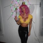 Shannon Woolsey Instagram - happy halloweenie from wanda & because this outfit deserves a second post 🩷🪄✨