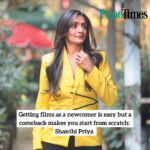 Shanti Priya Instagram - #Exclusive: After appearing in many successful films in the early 90s, actor @shanthipriya333 took a break from acting to focus on her marriage. While she did a few TV shows in between, the actress is set to make a comeback to the big screen with a biopic on Sarojini Naidu and has also wrapped filming for a Tamil project. In a chat, Shanthi talks about how things have changed after her long break, coping with the loss of her husband, trolls, and more. Click the link in our story for the full interview . . #shanthipriya #ikkepeikka #saugandh #akshaykumar #mithunchakraborty #sarojininaidu #siddharthray #comeback #trolls #interview #bollywood #tollywood #punetimes