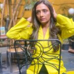 Shanti Priya Instagram - BTS of @punetimesonline ♥️ Enjoyed every bit 🧿 @malakaspice Bts pune interview shanthipriya shanthi priya actor dancer mother family #