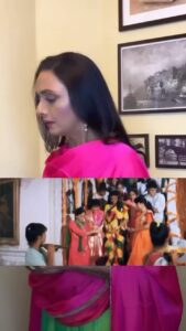 Shanti Priya Instagram - Acting out favorite old song to bring back memories and joy!💗✨ shanthipriya shanthi priya dancer actor