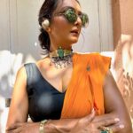 Shanti Priya Instagram - Can’t stop the feeling 💫💫💫 shanthipriya shanthi priya actor dancer Makeup by yours truly @shanthipriya333 Hair by @amuthevar Stylist @instylewithaditi Team @_allaboutdisha Saree @forsarees Jewellery @gewelsbymona @shanthipriya333 #instapost #trending #fyp #shanthipriya #ootd #event #post