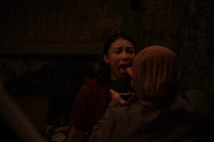Shareefa Daanish Instagram - Shareefa Daanish, behind the scene MENJELANG AJAL
.
.
#Rapifilm #BTS #BehindTheScenes