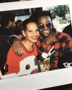 Shari Headley Instagram - Throwback to #Halloween 2017 at  @fatsalsdeli with @austinbrown Shoutout to @jolathetrunkboi for one of my favorite pics ever and for you and @genevievejaxn sharing the #McDowells #ComingToAmerica experience that day! Wish we were there again this year! #HappyHalloween