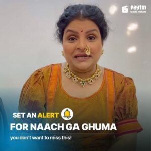 Sharmishtha Raut Instagram - Love Marathi comedy-dramas? 😍

Then don't miss 'Naach Ga Ghuma' in cinemas near you from 1st May. Set a Movie Alert on the Paytm app & get notified as soon as bookings open, link in bio! 🍿
.
.
.
.
.
#naachgaghuma #marathi #marathicinema
@naach_gaghuma @madhugandhakulkarni @sharmishtharaut @supriya_pathare75 @sukanyamoneofficial @_world_of_myra_official @sarangsathaye @panorama_studios @everestentertainment