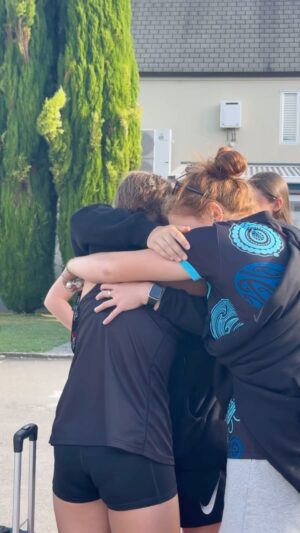 Sharni Layton Instagram - The end of the beginning of lifelong friendship for our tour girls - the hardest goodbye ❤️