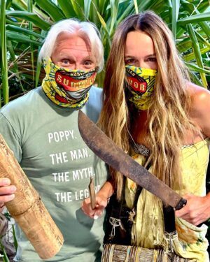 Sharni Vinson Instagram - The best thing about doing @survivorau was meeting this man. Happy birthday @gerry_geltch 🎈 

#friendsforlife #tribe #survivorau #teamgerry #myhero