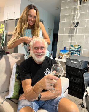 Sharni Vinson Instagram - The best thing about doing @survivorau was meeting this man. Happy birthday @gerry_geltch 🎈 

#friendsforlife #tribe #survivorau #teamgerry #myhero