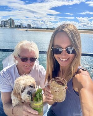 Sharni Vinson Instagram - Lunch with the best @gerry_geltch 

@theboatshed_cottontree