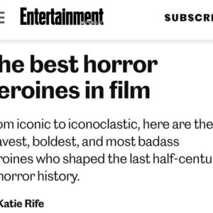 Sharni Vinson Instagram - Thank you @entertainmentweekly for naming ‘Erin Harson’ one of the bravest, boldest, and most badass heroines in horror film history!

#yourenext #horror #heroine #film #finalgirl #badass #slasher #survivalist #screamqueens #halloween