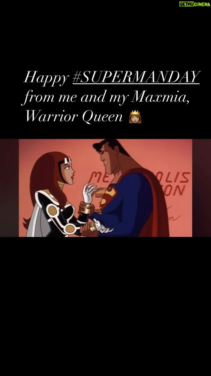 Sharon Lawrence - 3 Likes - Happy #supermanday from me and my Maxmia. It’s good to be the ‘warrior queen’ 😉, especially to @timmydaly ’s very evolved #superman . 🤓
Thanks @warnerbrosentertainment
@warnerbrostv and the @dccomicsofficial_
#supermanfans 🥰
#dcuniverse
#annimation
#voiceactor