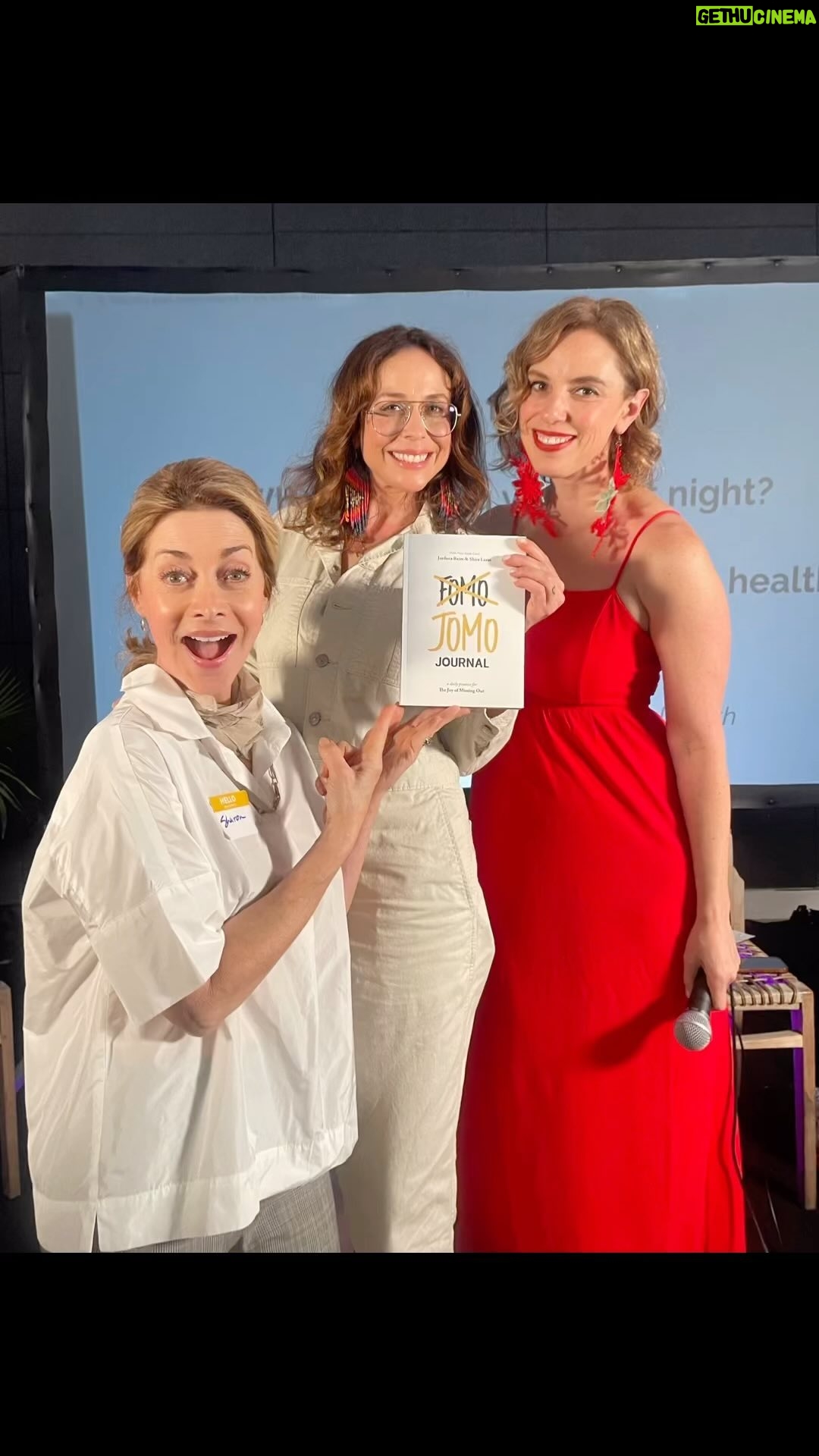 Sharon Lawrence - 3 Likes - I spent a lovely afternoon at #creators4mentalhealth gathering curated by @peaceinsidelive and felt inspired by the insights. Do you have #FOMO? If so, we can relate, right? I remember having FOMO at 4 years old when I told my kind and wise grandfather as we strolled by a beach pavilion where the teenagers were dancing that I NEEDED to be there. He explained to me that “no you don’t -that’s for teenagers and I insisted “but Gampy, I AM a teenager!” 😂 And in his amusement, he guided me away but I can still recall the longing!!! Not to be a teenager, ( because that part of me is still alive🥰) but wanting to in the midst of that vibe. I loved being in immersed in music dance, and it led me to the performance community so you could argue my #fomo led me to my future. But while FOMO may be motivating, it’s not necessarily healthy, especially and the world has changed so much since that stroll with my kind and wise grandfather, back in the last century 😉. Do you experience #FOMO? Has social media increased that for you? This #jomo journal from @shiralazar and @jordana_is_ could be a helpful too. 📝