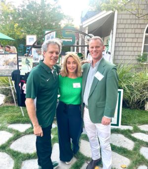 Sharon Lawrence Instagram - Saturday it was a #GDTBAS (GoodDayToBeASpartan - IYKYK) ! As hard as it was to let Chancellor @kevinguskiewicz leave @uncchapelhill , having him become President of @michiganstateu made it easier ! 
Thank you to the West Coast #msuspartans supporters, particularly host Crowley Sullivan, (hey @kithoover he’s a great host, but we missed you my fellow #spartheel )  for a great afternoon with the athletic leaders like AD, Alan Haller. 
Tom was in heaven meeting the #bigtenhockey champions 💪👏💪 coach #AdamNightengale and the new @msu_football new coach Jonathan Smith .  I loved our reunion with @drrajones6 and @clinton.jones.3158 and hearing Kevin’s excitement about leading the a #msuspartans . See you all this fall in East Lansing!