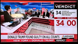 Sharon Reed Instagram - Trump Guilty on all counts
Time to start the weekend👨‍⚖️