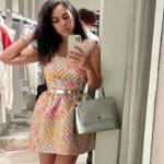 Sharon Carpenter Instagram - A metallic moment in @fashiondrug_by_anahit. This custom dress was simply perfection.🔥 Styling and earrings by @bella_sophia_jewels. Luxury vegan purse by @miomojo_italia. 💖