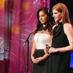 Sharon Carpenter Instagram - Such an honor to present (especially alongside the lovely @iamsarahgrafferty) at this year’s #gracieawards as well as host the after-show again. We were in a room filled with legends including #carolburnett #phyliciarashad #janefonda - and trailblazers such as #mariashriver and #kristenwiig. So many special and inspiring moments. Thank you @allwomeninmedia @vicangelobulluck @fionabloom ✨
