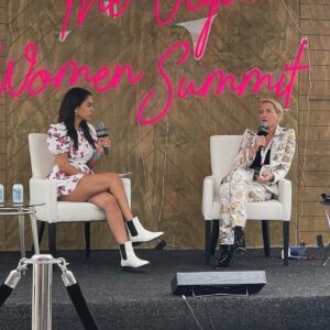Sharon Carpenter Instagram - United with my fellow vegans today - some incredible humans working to make this world a better place. Moderated the keynote convo with the hugely inspiring @heathermillsofficial, hung with my bestie / rep @fionabloom and partied to @redfoo. Thanks @jennystojkovic for another incredible @veganwomensummit. 💚