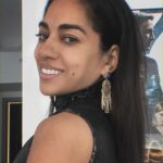 Sharon Carpenter Instagram - On a mission like a #bondgirl… Dress: @beeombi @pr_solo Earrings: @veronicatharmalingam