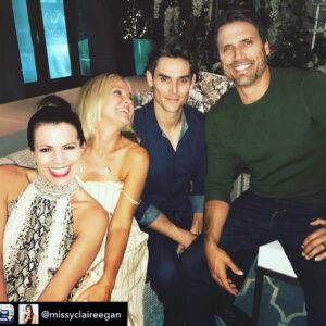 Sharon Case Instagram - TGIF ❤️❤️❤️❤️💃💃🕺🕺#YR 
@missyclaireegan @mgrossman18 and Joshua Morrow