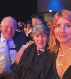 Sharon Horgan Instagram - I haven’t posted for a while.  My darling dad died at Christmas and I hadn’t - and still haven’t - learned how to talk about it or even how to accept condolences properly.  But I was at the IFTAs at the weekend and it was my first one without him and lots of people talked to me about having met my dad and what a gorgeous man he was. And he really was. Such a dude. I was so proud of him and how he could talk to anyone.  I remember him bending Brian Gleeson’s ear last IFTAS about how characterfully he ate an egg and onion sandwich in Bad Sisters. He was my biggest cheerleader but also the best at levelling it all and reminding you not to get ahead of yourself that none of it matters. He loved nothing more than tickling a grandchild or having a pint in the sun.  And he really rocked a hat.
I miss him terribly. 
Sending love to anyone who’s lost someone they love be recently or not so recently. Life is hard but it does go on. 
So. Back to posting photos, thanking people for dresses and what not and plugging my wares. Think he’d be happy with that.