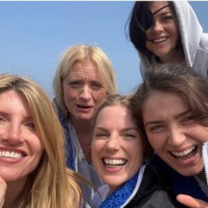 Sharon Horgan Instagram - I’m overwhelmed with gratitude for the last couple of days and so happy for the show and all my sisters who are the most brilliant, supportive, talented beauties.  And all the boys: the good ones and the baddies. The entire exceptional cast and our team of writers who we are so lucky to have. The production team especially @fayedorn and @johannknobel. The whole Merman family worked so hard and around the clock for this and I’m just really proud of everyone. All nominations amazing but @dearbhlawalsh Emmy one made me scream 💚💚

Thank you @televisionacad can’t believe it
And thank you @goldderby 💚
And thank you @hollywoodcriticsassociation 

Also it’s my birthday. I’m old today.

#badsisters 
#emmys 
@mermantvfilm 
@appletv 
@disneytvstudios 
#abcsignature