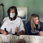 Sharon Horgan Instagram - A busy day on the set of Bad Sisters with director extraordinaire @dearbhlawalsh and costume supremo @camillebenda with Ann Marie Duff and Claas Bang (coffin). We are trying to work out the best size for The Prick’s post mortem priapism (dead boner). Too small and you can’t see it, too large and it just upstages the corpse. Also an issue: slope needed to balance the wedding photo @appletvplus #badsisters @mermantvfilm