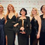 Sharon Horgan Instagram - Sisters before IFTAs. Actually this was after. Thanks again to @iftaacademy for all their love and support. It took a huge amount of talented and hardworking people to make this show and I managed to forget 70% of them in my acceptance speeches. But I did thank my parents and brothers and sisters who did fuck all. A big kiss to our missing Garvey @evehewson 💚 and extra thanks to @deirdreokane123 for being the funniest and sexiest host of all #badsisters @mermantvfilm @apple_tv