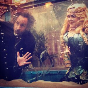 Sharon Rooney Instagram - A mermaid and her hero 🧜🏻‍♀️ 💫 📷- @leah.gallo 
From “The Art and Making of Dumbo”

#Dumbo #TimBurton #MissAtlantis #Disney