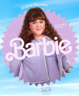 Sharon Rooney Instagram - ✨Lawyer Barbie ✨
@barbiethemovie coming SO soon 💖