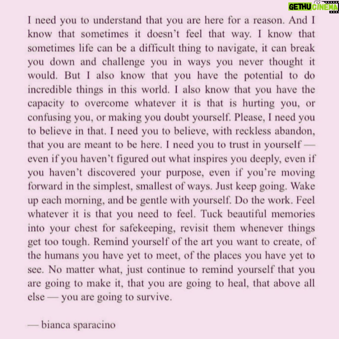 Sharon Rooney Instagram - Take a moment. Take a breath. You got this. 🙏💗