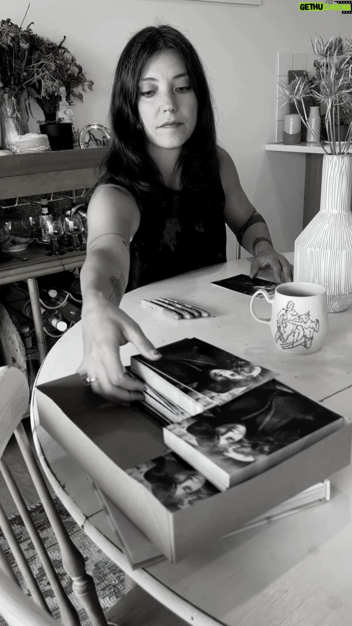 Sharon Van Etten Instagram - Good news ! The Are We There 10 year anniversary edition vinyl with a signed art card is back in stock at Shazza’s! can’t wait to get the signed art cards on their way to all of you - anyone who purchases the Are We There anniversary edition through Shazza’s will get one 🖤 enjoy Link in bio and stories.