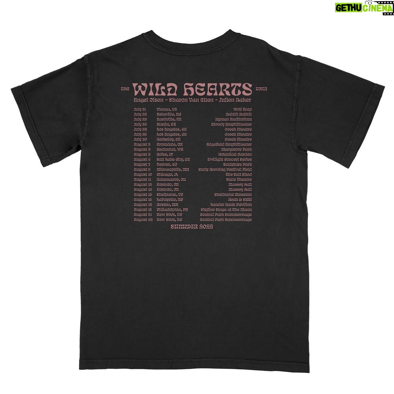 Sharon Van Etten Instagram - We have new “We’ve Been Going About This All Wrong” merch along with very special “Wild Hearts Tour” merch available at all of the upcoming shows. Check ‘em out! See ya soon. X