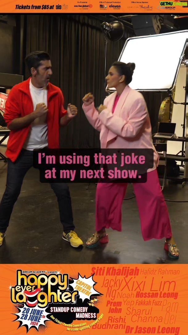 Sharul Channa Instagram - Over 1000 tickets sold!!! Ever wondered what it's like between married comedian couples? Come find out at Happy Ever Laughter - Standup Comedy Madness! 9 shows only! Join us for a laughathon at Capitol Theatre, June 20-28. Get your tickets now on our Bio link or at SISTIC!