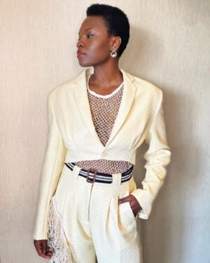 Shaunette Renée Wilson Instagram - Indiana Jones Press Junket
not a fit gone to waste 💁🏾

styling: @solangefranklin 
makeup: @nickbarose 
hair: @alexander_armand 
dresser: @annisahmedinah__